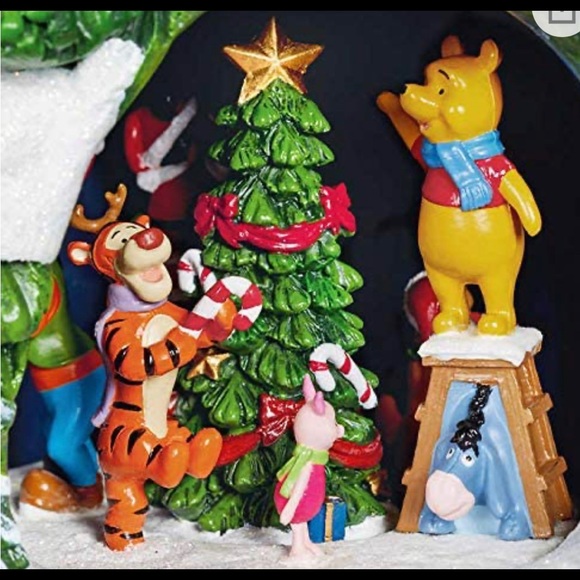 Disney Christmas tree table top ceramic plays Christmas songs - Picture 3 of 6
